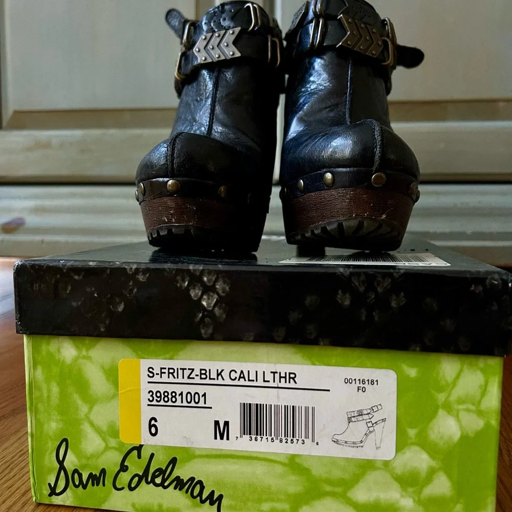 Sam Edelman Black Fritz Cali Booties - Picture 3 of 6